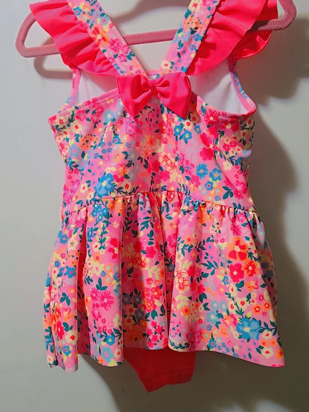 Magic Kids One-Piece Swimsuit in Pink and Multicolor